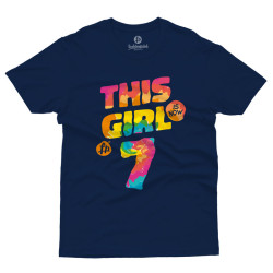 This girl is now 7 - Birthday t-shirt (Κοντομάνικο Παιδικό) This girl is now 7 - Birthday t-shirt (Κοντομάνικο Παιδικό)